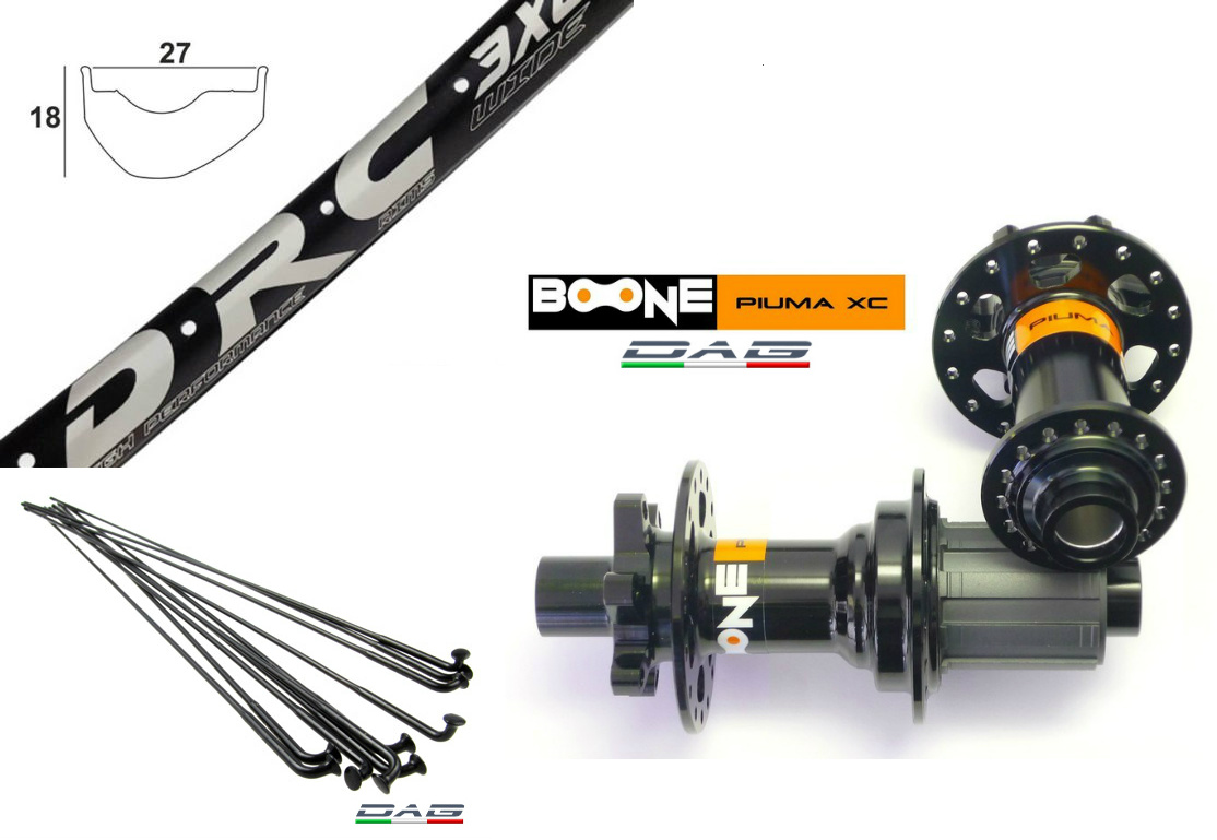 DAG Ruote Custom XCR 27,5"- 29" Boone Piuma XC / Drc 3xl